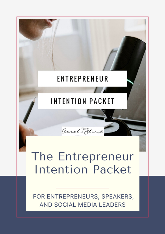 The Entrepreneur Packet: For Business Owners, Speakers, and Social Media Leaders